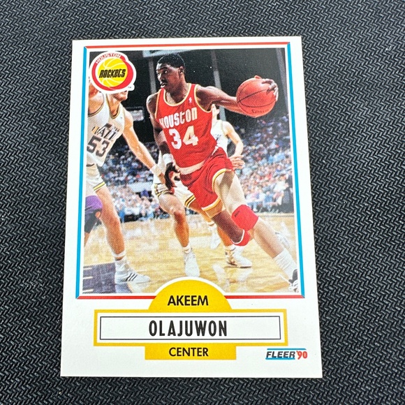 Houston Rockets Hakeem Olajuwon/Yao Ming 9 card lot - Picture 4 of 15